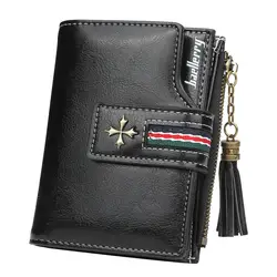 Кошелек женский винтажный Модный высококачественный маленький кошелек кожаный кошелек женский бумажник маленький карман на молнии для