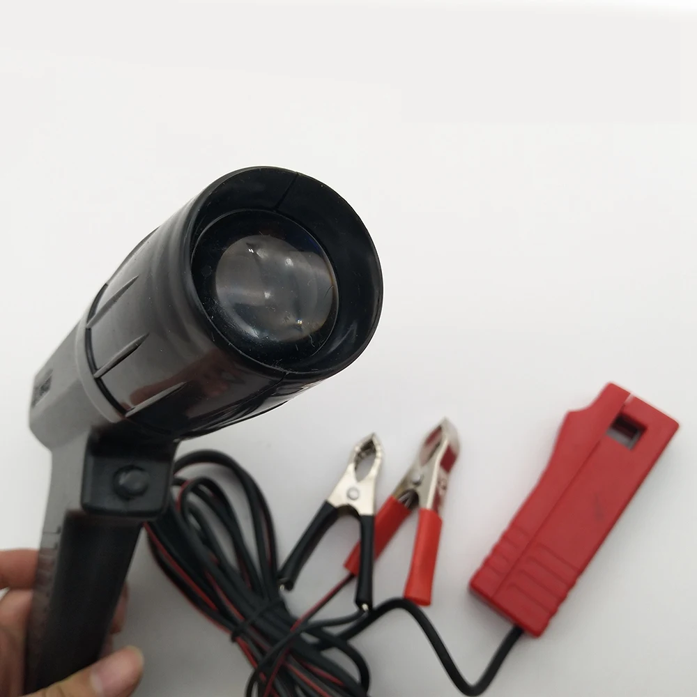 Gaetooely 12V Professional Ignition Timing Light Strobe Lamp Inductive Petrol Engine for Car Motorcycle Marine Tl-122