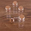 100pcs 10ml Size 22*50*12.5mm Mini Glass Perfume Spice Bottles Tiny Jars Vials With Cork Stopper pendant crafts wedding gift ► Photo 3/4