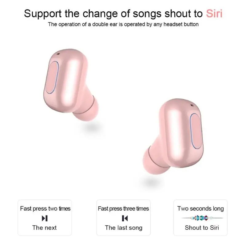 

BT4.1 X2 TWS Earbuds True Wireless Bluetooth Mini Headphones Stereo Earphone Hansfree Headset with Charging Box High Quality