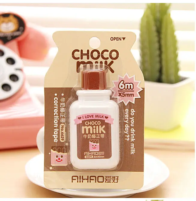 I love milk Choco лента для коррекции молока офисные канцелярские материалы для школы принадлежности для коррекции escolar cinta papeleria