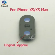 1 шт. сапфир для iPhone X XS Max XSM XR задняя крышка для камеры объектив кристальная защита стекло объектив+ рамка качество AAA