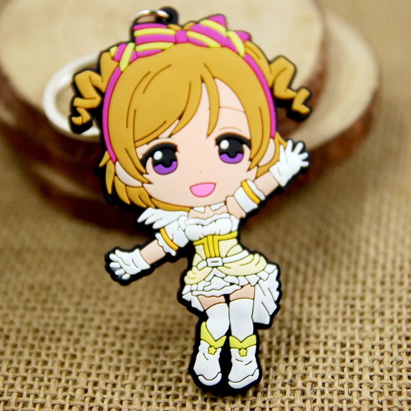 LOVELIVE куклы для брелков LoveLive! Школьный кумир проект Honoka Kotori Umi Eli Nozomi Maki Rin Hanayo Nico ПВХ