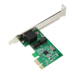Gigabit Ethernet LAN низкий профиль PCI Express (PCIe) сетевой контроллер карты 10/100/1000 м RJ-45 RJ45 сетевой адаптер конвертер для ПК