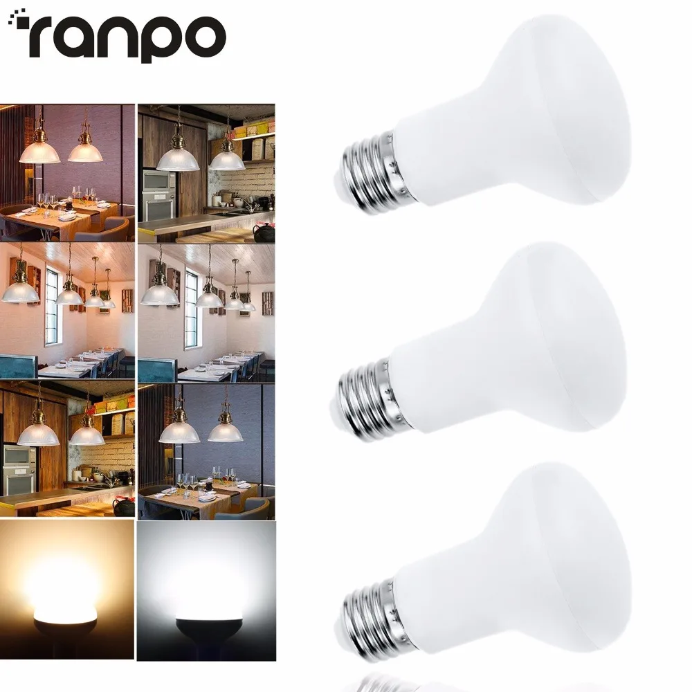 Dimmable LED Bulb Spotlight E27 10W R63 5730 SMD 110V 220V Light Lamp