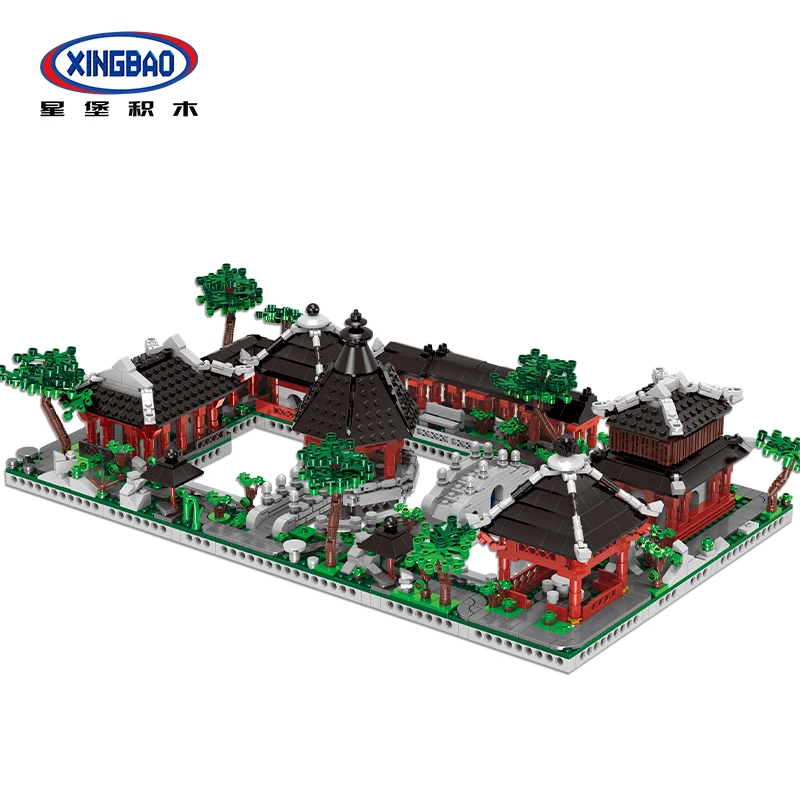

Xingbao 01110 Suzhou Traditional Garden Model Building Blocks Compatible with Legoing Chinese Architecture Bricks Kids Toys Gift