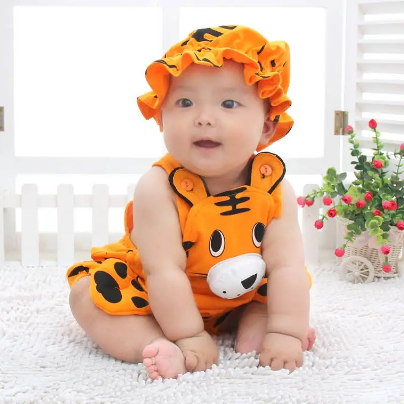 Baby Summer Clothing Boy Girl Shorts Toddler Kid Cute Cartoon Bebe Jumpsuit Summer Bib Pants Clothes