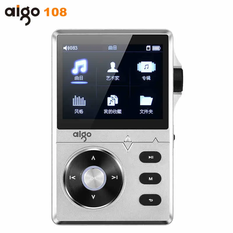 Original Aigo 108 MP3 Player Zinc Alloy HiFi High Quality Sound