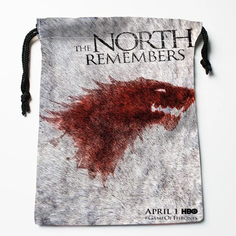

Best Game Of Thrones Drawstring Bags Custom Storage Printed Receive Bag Type Bags Size 18X22cm Storage Bags