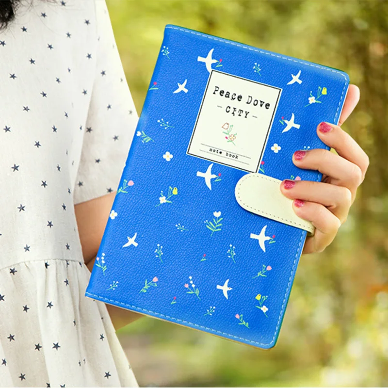 

LENWA A6 Daisy Courtyard Series Vintage Notebook Efficiency Handbook Creative Notebook Schedule Notebook Plan Notebook 1PCS