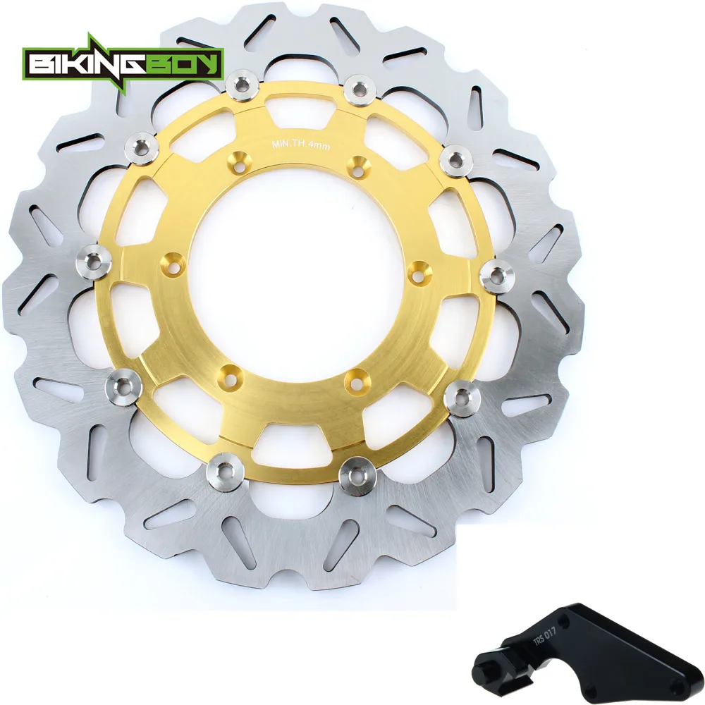 

BIKINGBOY Oversize 320mm Front Disc Disk Rotor Bracket for Yamaha YZ250F YZ450F 08 09 10 11 12 13 14 YZF 250 YZ-F 450 Motorcycle