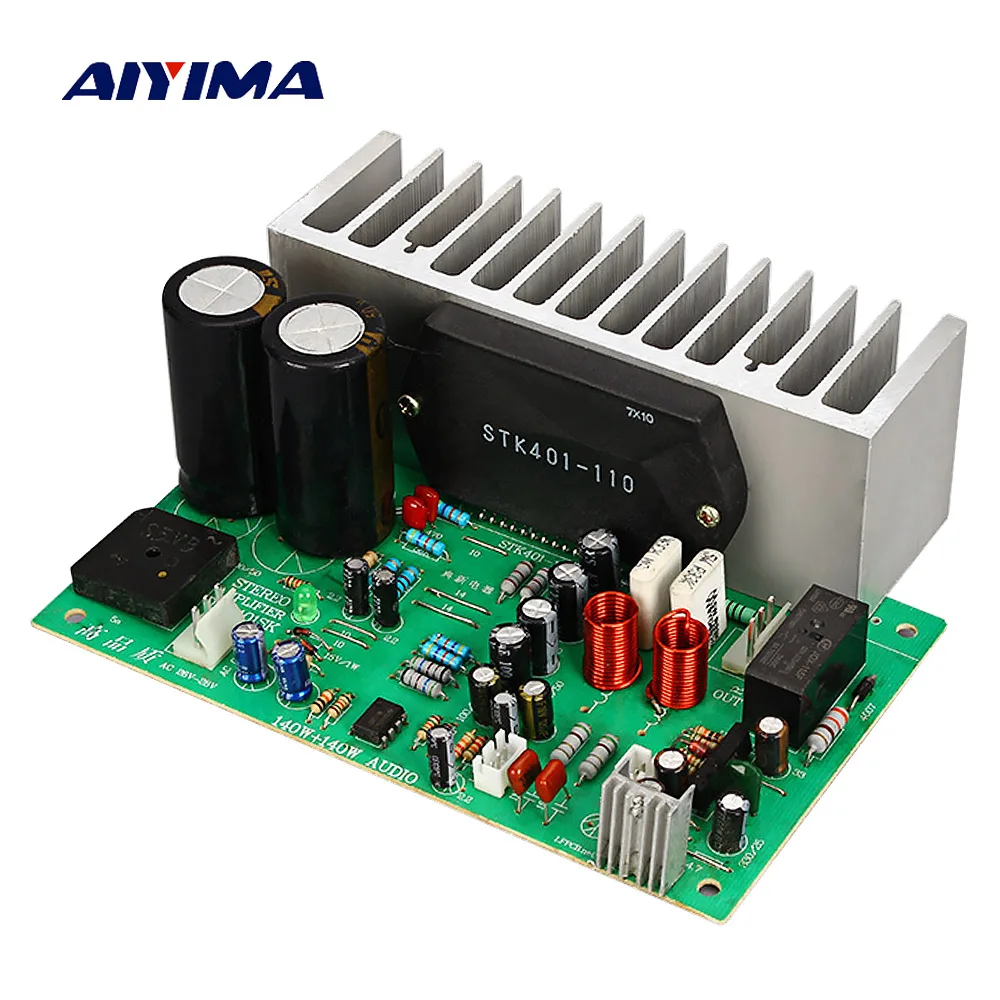 AIYIMA Mini 2 0 Усилитель мощности профессиональная плата 140 Вт усилитель звука DIY для