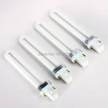 Горячая u-образный Светодиодный УФ-трубка 9 Вт трубка замена для УФ Сушилка для ногтей дизайн ногтей лампа для сушки белый