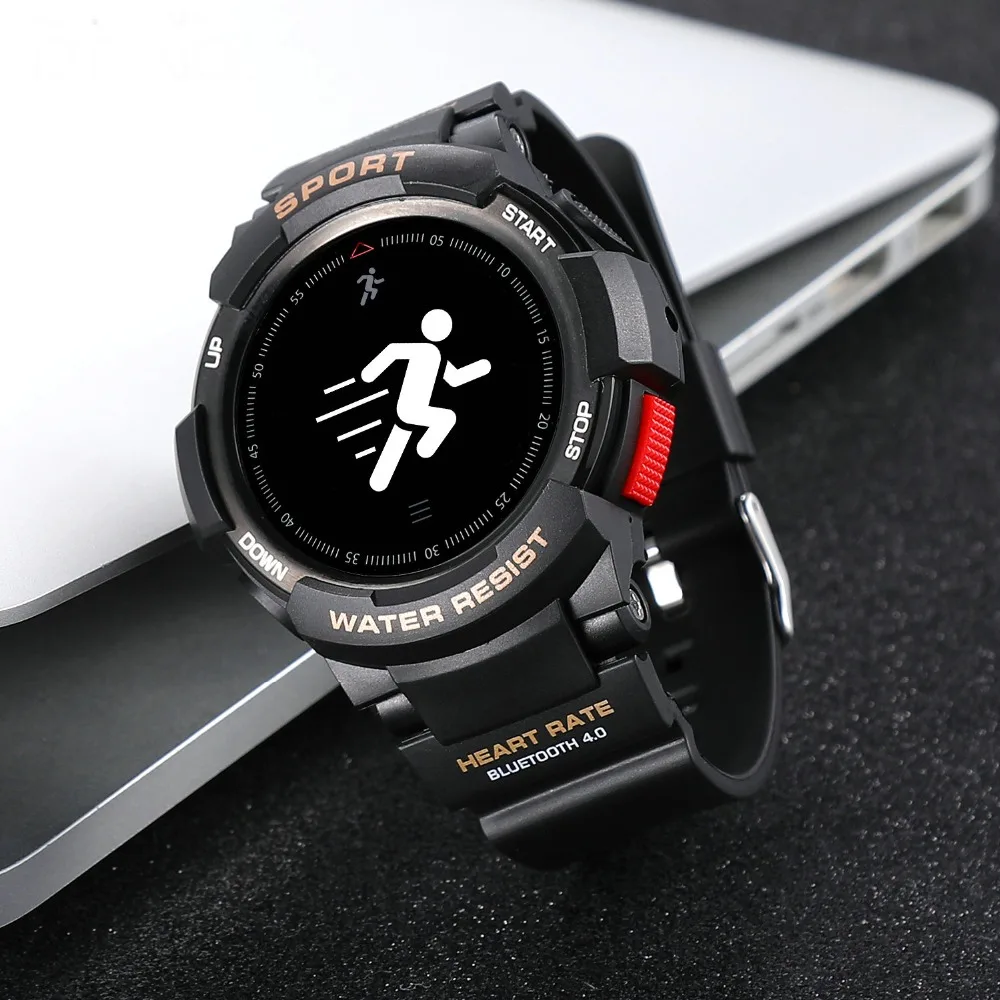 

New F6 Smartwatch IP68 Waterproof Bluetooth 4.0 Dynamic Heart Rate Monitor Smart watch For Android Apple Smart Phone