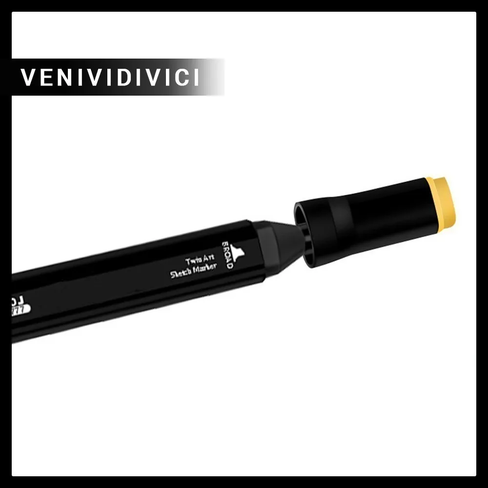 

On SaleSYU Three generations of marker double head alcohol oil pen 168 color set school supplies GOOD