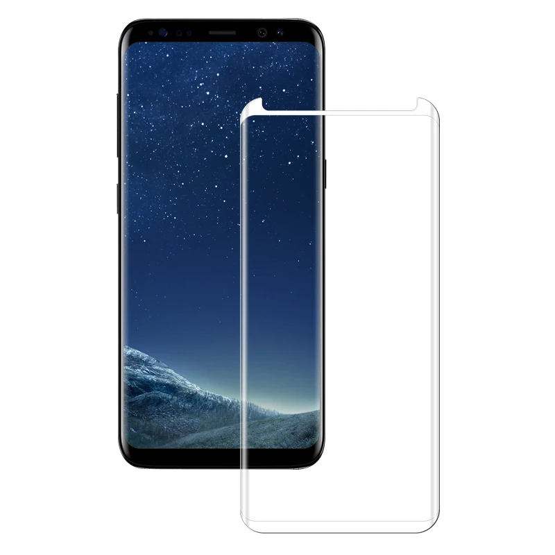 JGKK для samsung S9 Plus Note 9, 3D чехол из закаленного стекла, Защитная пленка для экрана samsung Galaxy Note 8 Note 9 S9 Plus - Цвет: White