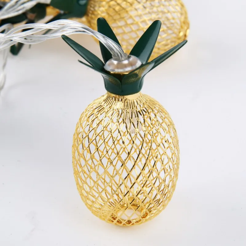 

Pineapple String Lights 10 LED Battery-Powered Garland Lights For Family Birthday Party Wedding Romantic Decoration hot