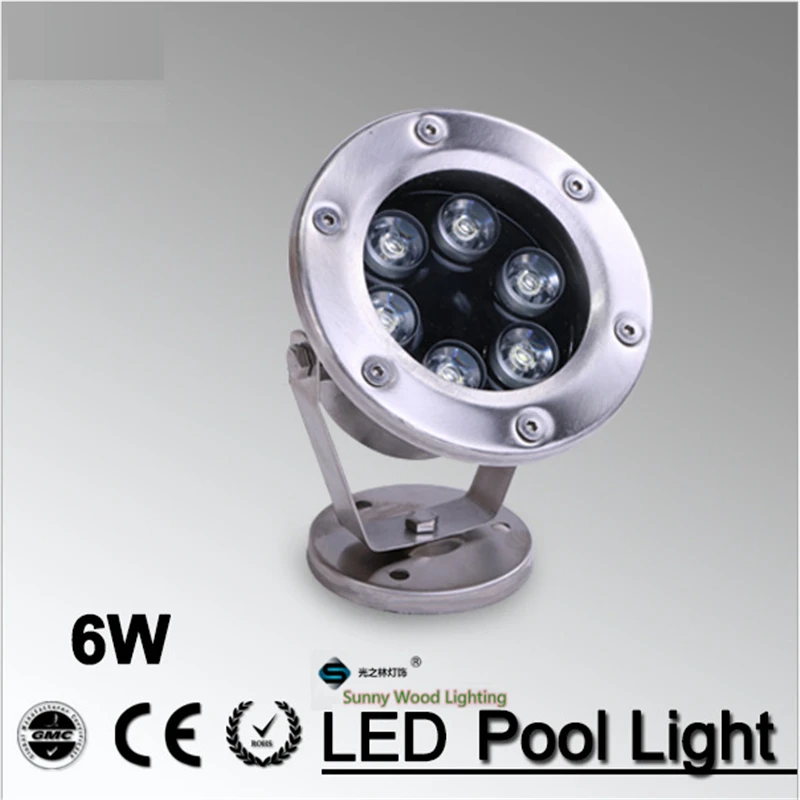 IP68 LED fuente de luz de la piscina bajo el agua de la piscina de luz forswimming piscina paisaje lugar lamp6W 12 V AC IP68 LED fuente de luz de la piscina bajo el agua de la piscina de luz forswimming piscina paisaje lugar lamp6W 12 V AC