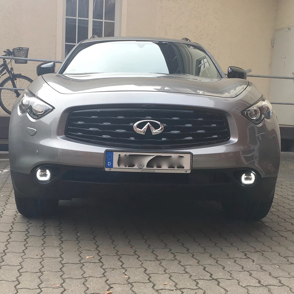 Дневные ходовые огни белые светодиодные лампы для Infiniti M37 M56 Q70 G25 G37 Q60 EX35 EX37 QX50 FX35