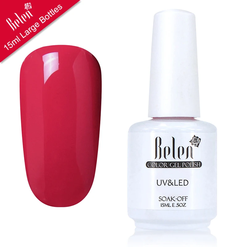 Belen 15 мл отмачиваемый Гель лак UV LED для ногтей 79 цветов гель лаки Vernis