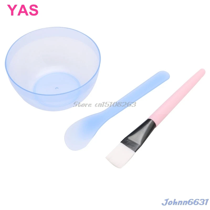 

3Pcs Makeup Beauty DIY Facial Face Mask Bowl Brush Spoon Stick Tool Kit Homemade #Y207E# Hot Sale