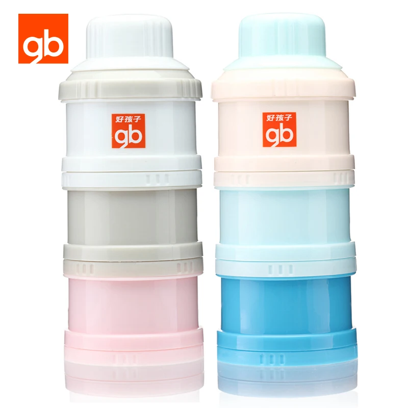 GB Portable Milk Powder Case 3 Layer Travel Baby Feeding Milk Powder ...
