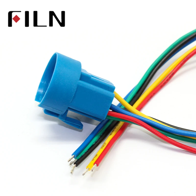switch wired harness for 19mm 22mm 25mm and 30mm switch customized wire is avaiable (6)