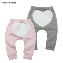 2 шт./лот детская одежда для маленьких мальчиков штаны для девочек детские брюки средней талией 6-24 м хлопковые детские леггинсы штаны для девочек