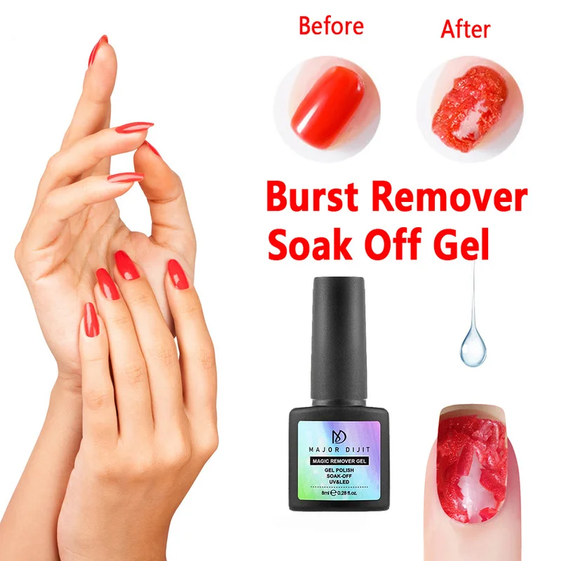 

Soak Off Nail Polish Remover Eliminate Primer Makeup Base Clean Acrylic for Nail Art 15ml Nail Gel Magic Removing Gel TSLM1