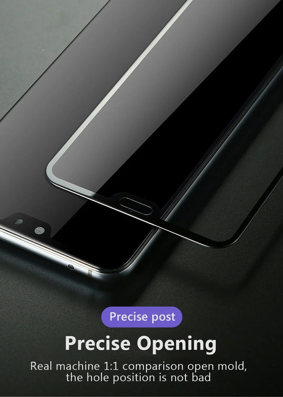 Benks Full Cover Curved Tempered Glass For Huawei P20 Pro Bending Screen Fingerprint Proof Protector Front Film For Huawei P20 (6)