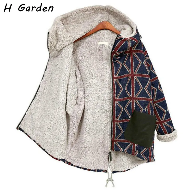 2017 Woman Winter Woolen Coat Thick Jacket Winter Warm