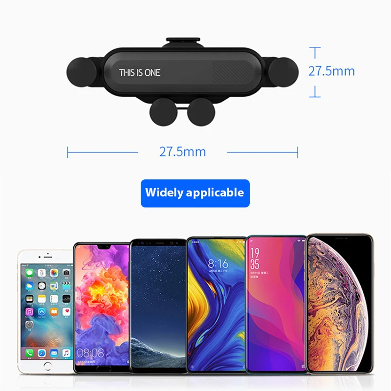 Универсальный автомобильный держатель для телефона, автомобильный держатель для iphone X Xs Max Xiaomi samsung S9, держатель для мобильного телефона
