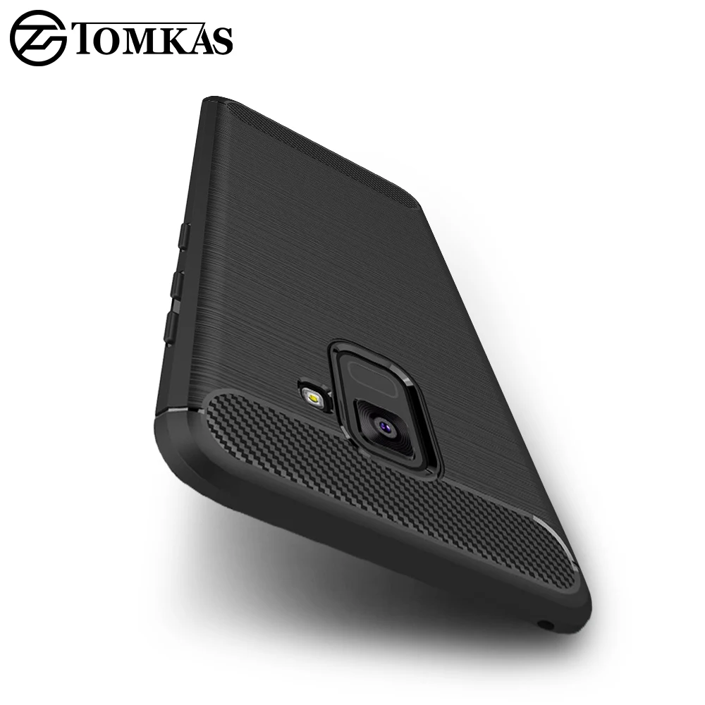 Tomkas для samsung Galaxy A8 плюс 2018 чехол A7 A5 из термопластика силиконовый мобильного