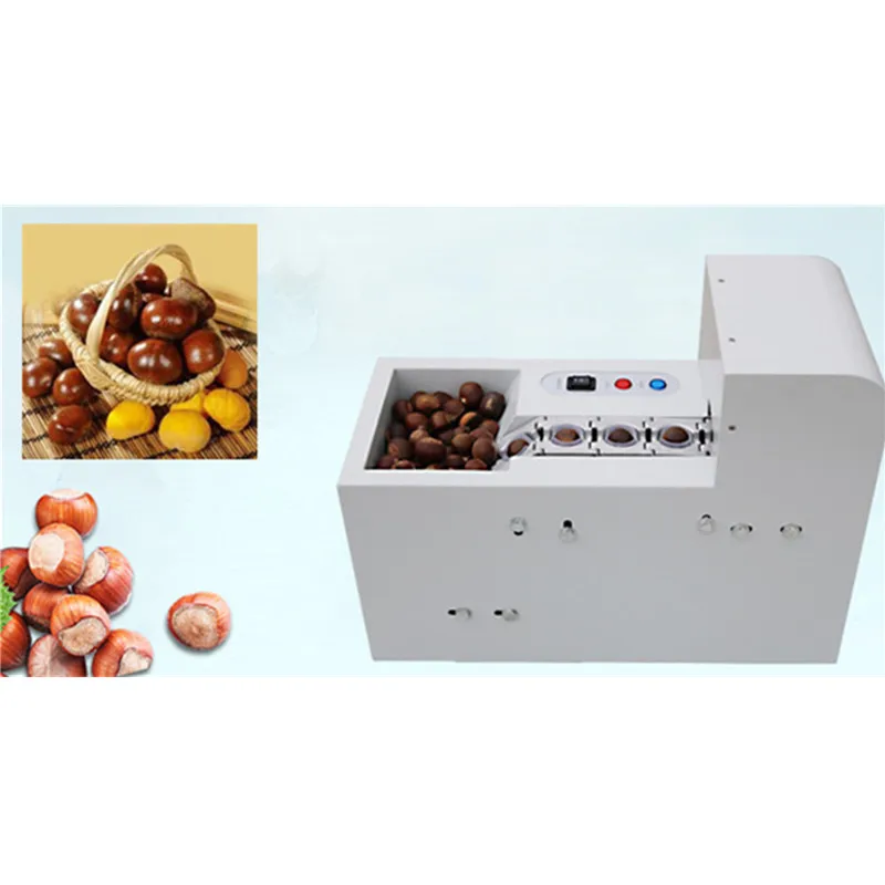 

Mini chestnut opening cutting machine