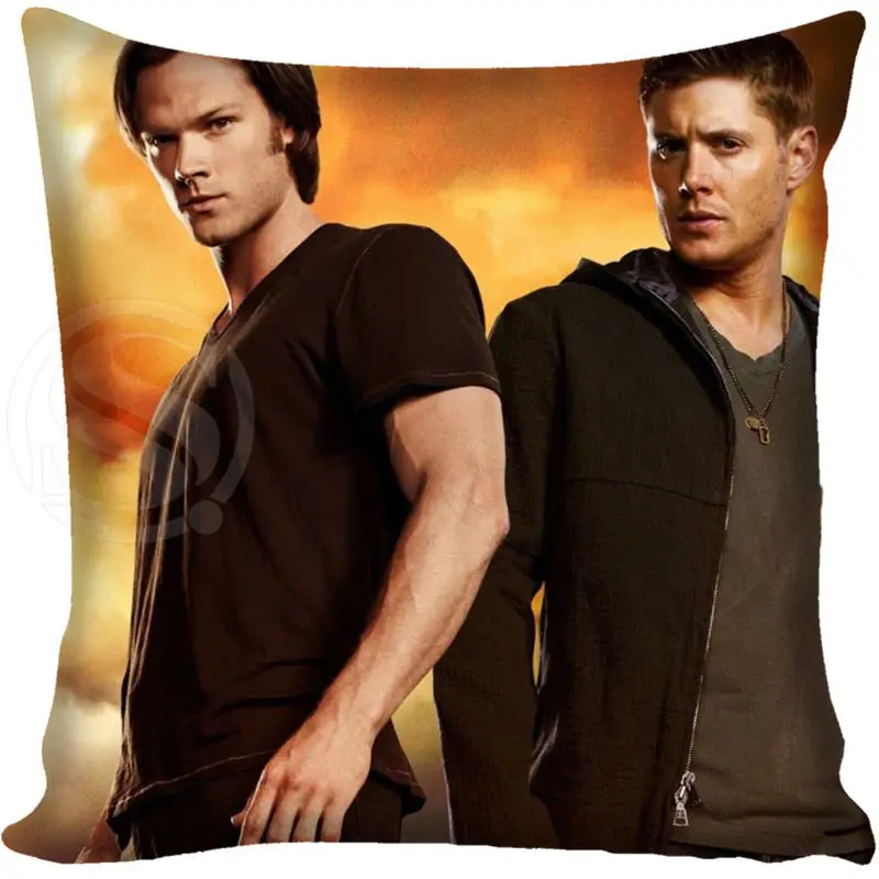 

G0309 supernatural Dean Winchester Pillowcase Zippered Pillow Cover 40x40cm Drop Shipping