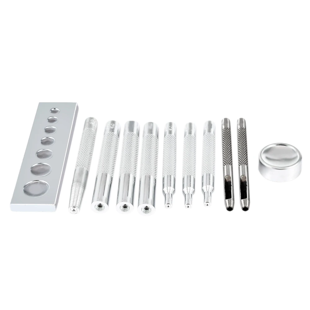 Snap Button Fastener Installation Kit Metal Leather Craft Hand Tool