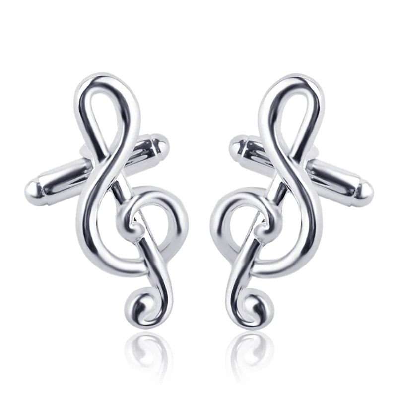 

Exclusive Design CuffLinks Sheet music G high pitch cufflink Women Cuff Button Musical Note Wedding Female French Shirt Cufflink