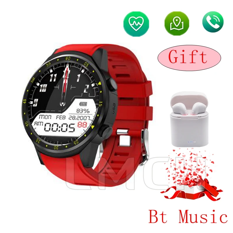 

GPS Smart Watch With Camera Heart Rate Monitor Sim TF Card Smartwatch Multi-Sports Model Clock For Android IOS Phone PK FS08