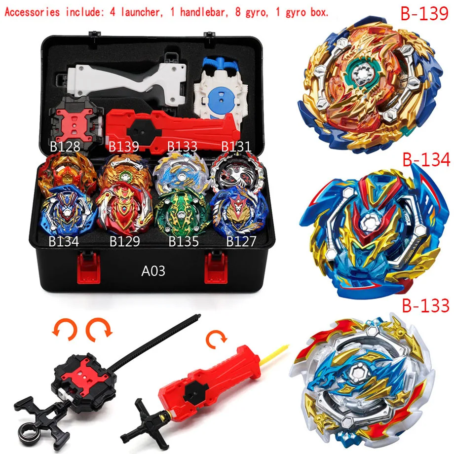 Пусковые установки Beyblade Burst B139 B127 B122 игрушки Арена распродажа Beyblades Saint emperor dragon Drain