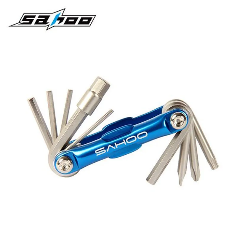 10 in 1 Multifunction Cycling Bike Tools Sets Foldable MTB Mountain