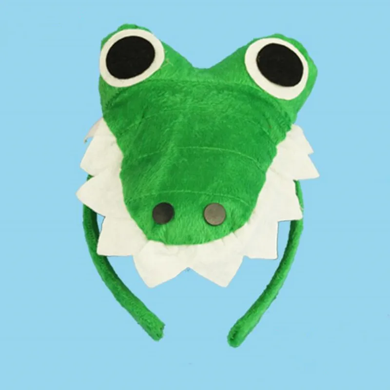 

Party Adult Children Crocodile 3D Headband Tail Tie Props Animal Cosplay Halloween Purim