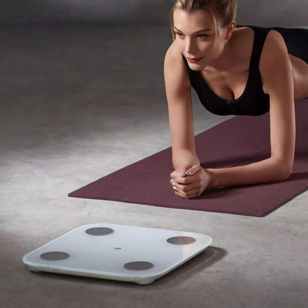  2019 New Xiaomi Smart Body Fat Scale 2 Balance Test Body Date BMI Health Weight Weighing Scale LED 