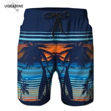 Мужские 3D шорты с рисунком пальмы, свободные спортивные штаны с эластичной резинкой на талии, повседневные шорты для бодибилдинга, шорты мужские, новые летние пляжные шорты