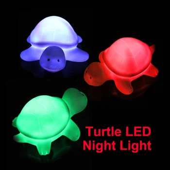 

Mini LED Night Light 7 Colors Cute Turtle Party Christmas Decoration Colorful Lamp GHS99