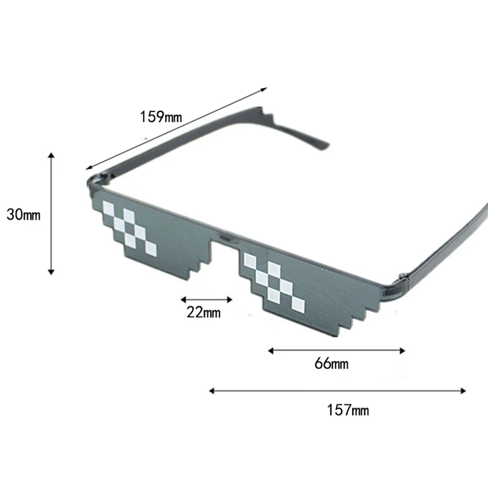 Tronzo забавные солнечные очки для фотосъемки, вечерние принадлежности, Необычные Солнцезащитные очки унисекс, мужские солнцезащитные очки Thug, для дня рождения, для фотосъемки, для взрослых