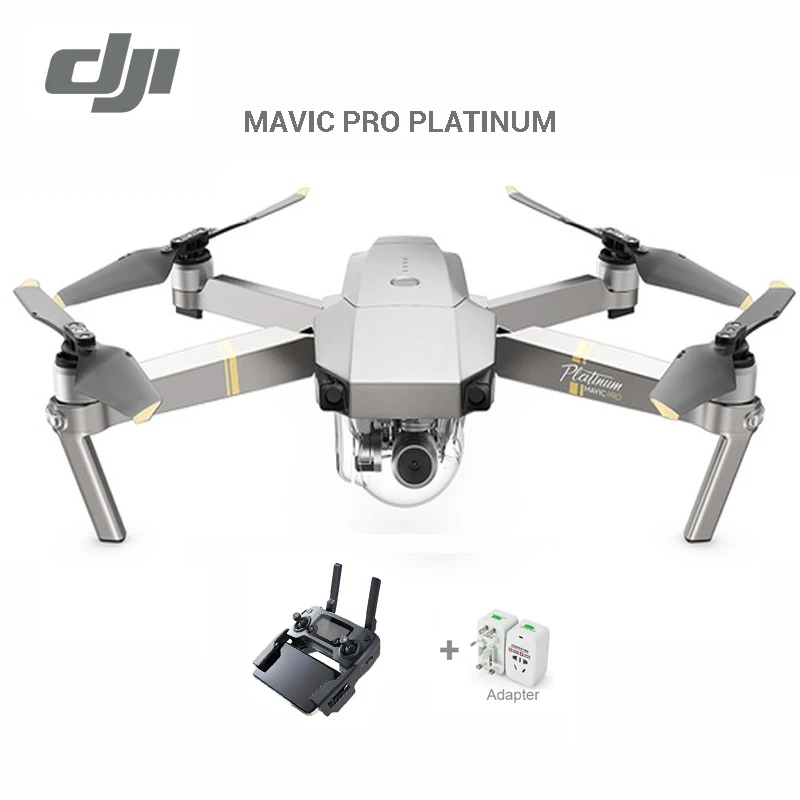 Взлетно-посадочная площадка для DJI Mavic Pro Platinum/DJI Mavic Pro Platinum летать более комбо/с очками комбо время полёта 30 минут карданный 3-осевой открытая коробка - Цвет: Mavic Pro Platinum