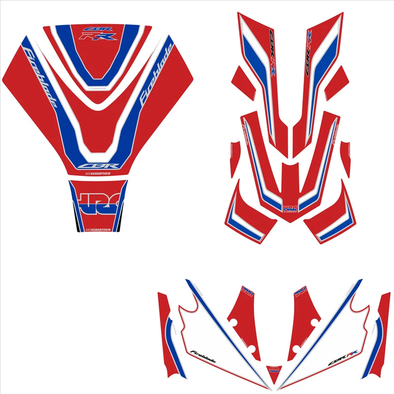 Motorcycle For Cbr1000rr Sp 17 18 19 Hrc Front Rear Fairing Engine Vehicle Sticker 3d Edge Gel Protection Tank Paint Pad Decals Stickers Aliexpress