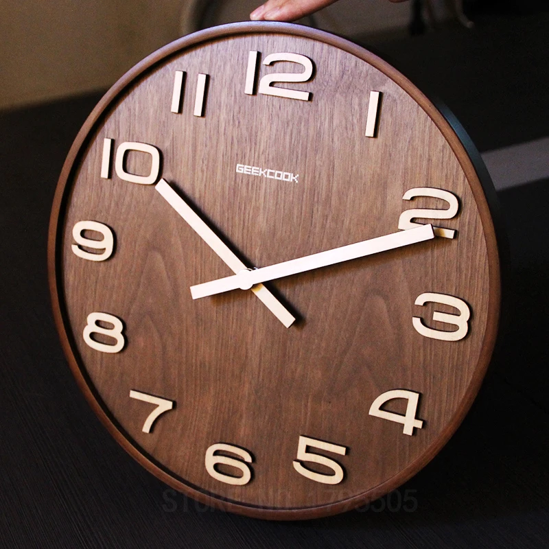14 Inch Wall Clock Simple Bamboo Watch Living Room Study Time Bar Wall Clocks Modern Design Home Bedroom Decor 14 Inch Wall Clock Simple Bamboo Watch Living Room Study Time Bar Wall Clocks Modern Design Home Bedroom Decor