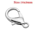 Rhodium 18x9 30pcs