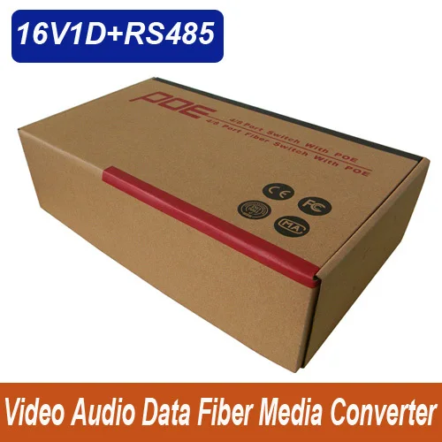 High quality 16 channel video data Audio fiber